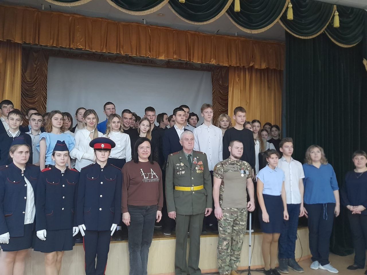 Урок Мужества с участником СВО
