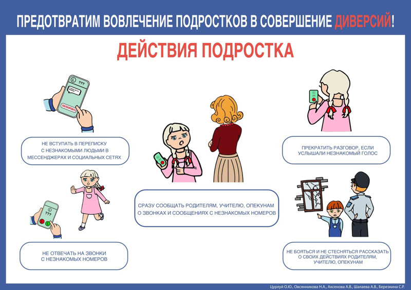 Материалы для работы педагогов по профилактике онлайн вербовки несовершеннолетних